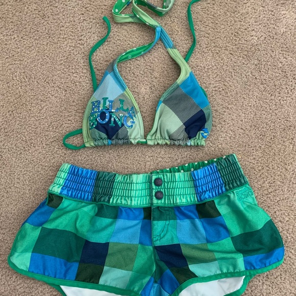 Billabong Other - Billabong Matching Swim Top and Board Shorts